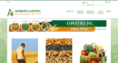 Desktop Screenshot of agricolagrains.it